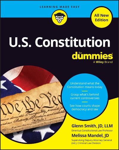 Paper book «U.S. Constitution For Dummies, All New Edition», author Glenn Smith - фото №1
