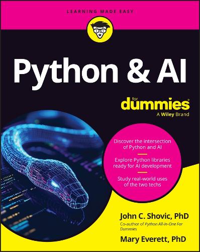 Паперова книга «Python & AI For Dummies», авторів Джон К. Шовік, Мері Еверетт - фото №1