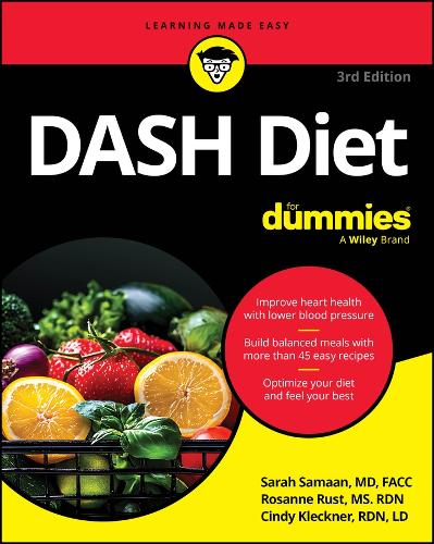 Бумажная книга «DASH Diet For Dummies», авторов Синди Клекнер, Розанна Руст, Сара Самаан - фото №1