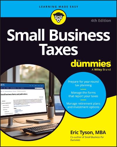 Паперова книга «Small Business Taxes For Dummies», автор Ерік Тайсон - фото №1