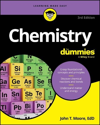 Паперова книга «Chemistry For Dummies», автор Джон Т. Мур - фото №1