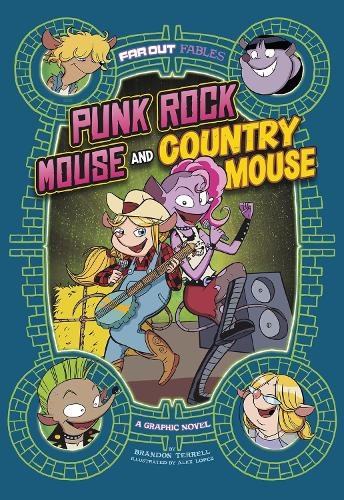 Паперова книга «Punk Rock Mouse and Country Mouse: A Graphic Novel», автор Брендон Террелл - фото №1