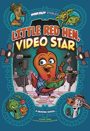 Паперова книга «Little Red Hen, Video Star: A Graphic Novel», автор Стів Фокс - фото №1