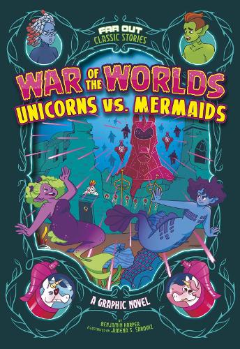 Бумажная книга «War of the Worlds Unicorns vs Mermaids», автор Бенджамин Харпер - фото №1