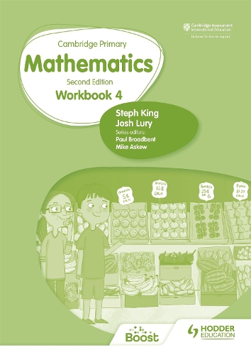 Паперова книга «Cambridge Primary Mathematics Workbook 4 Second Edition», авторів Джош Лурі, Стеф Кінг - фото №1