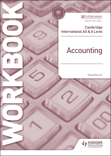 Паперова книга «Cambridge International AS and A Level Accounting Workbook», автор Девід Хорнер - фото №1