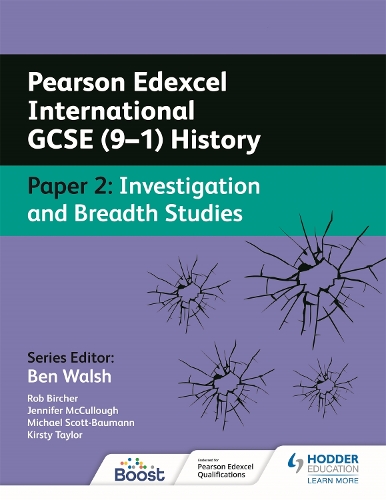 Бумажная книга «Pearson Edexcel International GCSE (9–1) History: Paper 2 Investigation and Breadth Studies», авторов Кирсти Тейлор, Майкл Скотт Бауманн, Роб Бирчер - фото №1