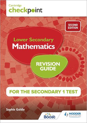 Паперова книга «Cambridge Checkpoint Lower Secondary Mathematics Revision Guide for the Secondary 1 Test 2nd edition», автор Софі Голді - фото №1