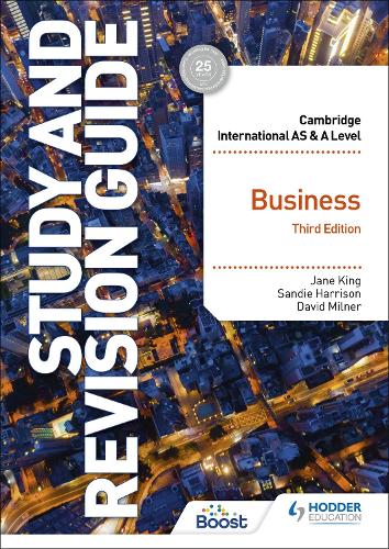 [object Object] «Cambridge International AS/A Level Business Study and Revision Guide Third Edition», авторів Ендрю Гіллеспі, Джейн Кінг, Сенді Гаррісон - фото №1