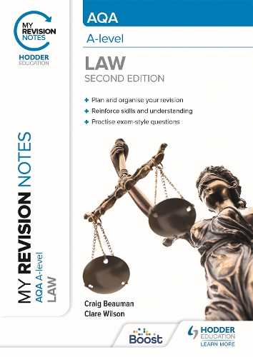[object Object] «My Revision Notes: AQA A Level Law Second Edition», авторів Клер Вілсон, Крейг Боман - фото №1