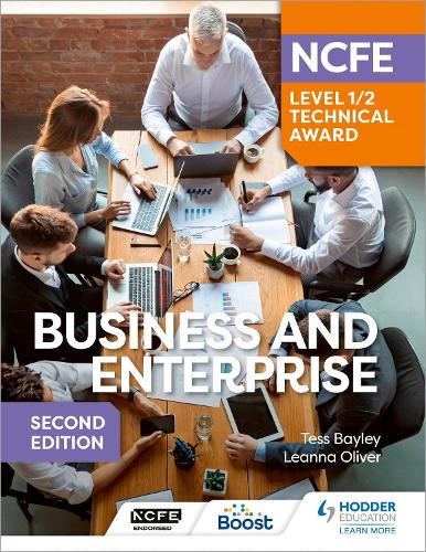[object Object] «NCFE Level 1/2 Technical Award in Business and Enterprise Second Edition», автор Ліанна Олівер - фото №1