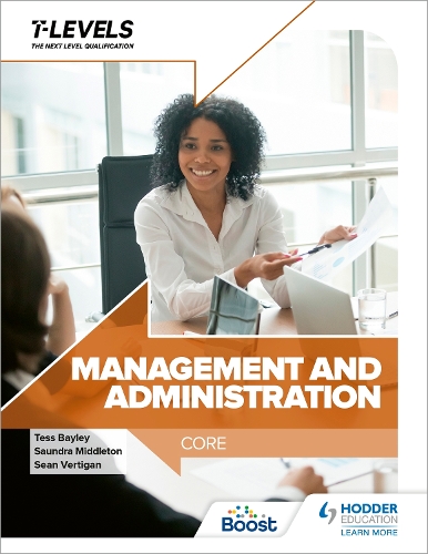 [object Object] «Management and Administration T Level: Core», авторів Сондра Міддлтон, Шон Вертіган - фото №1