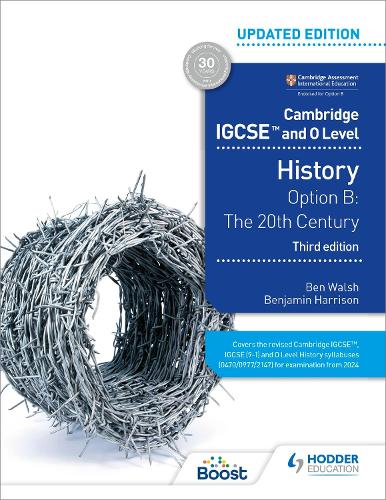 [object Object] «Cambridge IGCSE and O Level History 3rd Edition: Option B: The 20th century», авторів Бен Волш, Бенджамін Гаррісон - фото №1