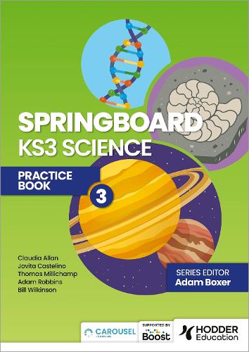 [object Object] «Springboard: KS3 Science Practice Book 3», авторів Адам Боксер, Адам Роббінс, Білл Вілкінсон, Клаудія Аллан, Джовіта Кастеліно - фото №1