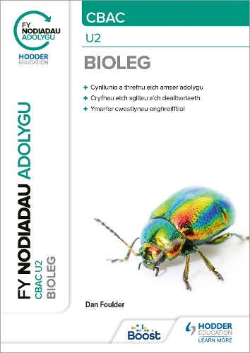 Бумажная книга «Fy Nodiadau Adolygu: CBAC Bioleg U2 (My Revision Notes: WJEC/Eduqas A-Level Year 2 Biology)», автор Дэн Фолдер - фото №1