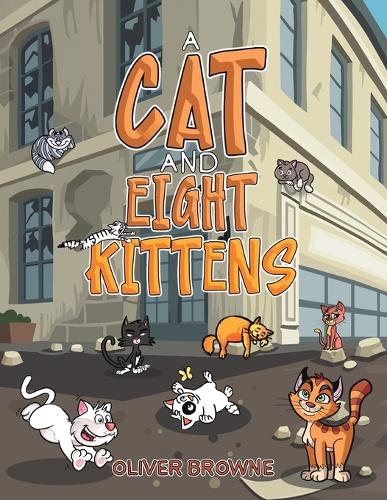 Паперова книга «A Cat and Eight Kittens», автор Олівер Браун - фото №1