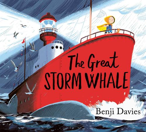 Паперова книга «The Great Storm Whale», автор Бенджі Девіс - фото №1