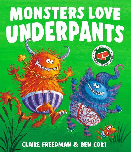 Паперова книга «Monsters Love Underpants», автор Клер Фрідман - фото №1