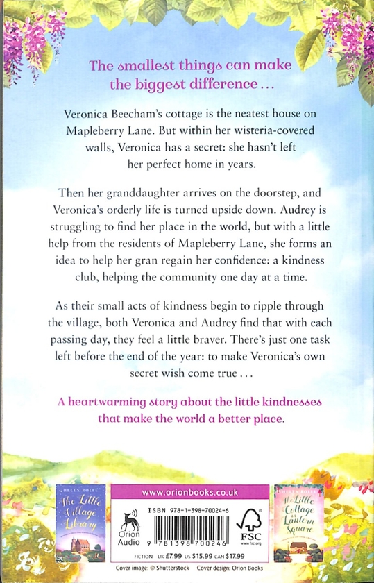 Паперова книга «The Kindness Club on Mapleberry Lane», автор Хелен Рольф - фото №1