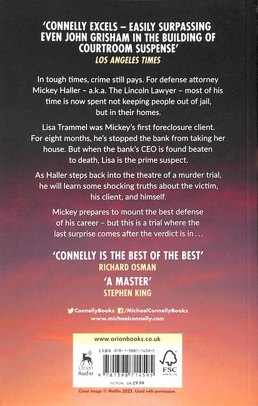 Паперова книга «The Fifth Witness», автор Майкл Коннелі - фото №1