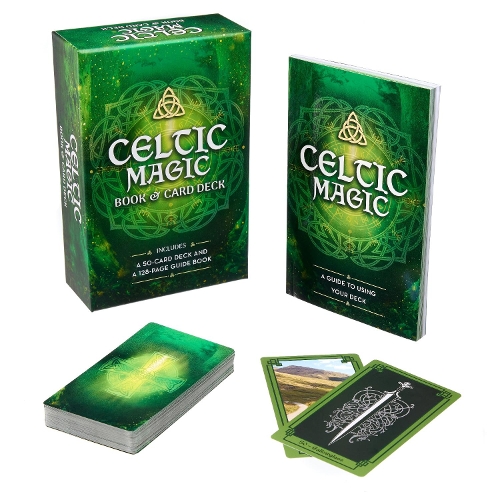 [object Object] «Celtic Magic Book & Card Deck: Includes a 50-Card Deck and a 128-Page Guide Book», автор Мари Брюс - фото №1