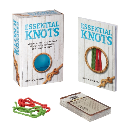 Бумажная книга «Essential Knots Kit: Includes Instructional Book, 48 Knot Tying Flash Cards and 2 Practice Ropes», автор Эндрю Адамидес - фото №1