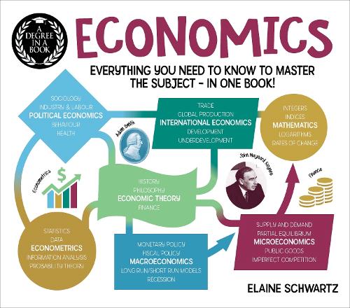 Паперова книга «A Degree in a Book: Economics: Everything You Need to Know to Master the Subject - in One Book!», автор Елейн Шварц - фото №1