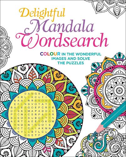 Бумажная книга «Delightful Mandala Wordsearch: Colour in the Wonderful Images and Solve the Puzzles», автор Эрик Сондерс - фото №1