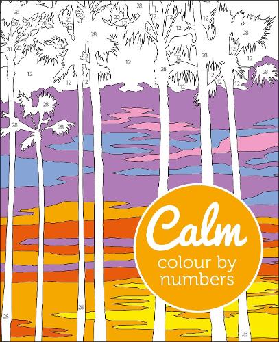 Паперова книга «Calm Colour by Numbers», автор Девід Вудрофф - фото №1