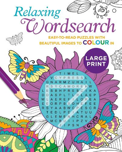 [object Object] «Relaxing Large Print Wordsearch: Easy-to-Read Puzzles with Beautiful Images to Colour In», автор Эрик Сондерс - фото №1