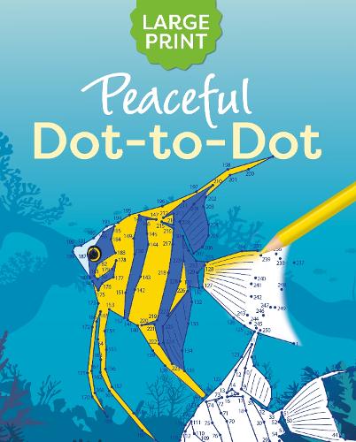 Бумажная книга «Large Print Peaceful Dot-to-Dot», автор Танси Уиллоу - фото №1