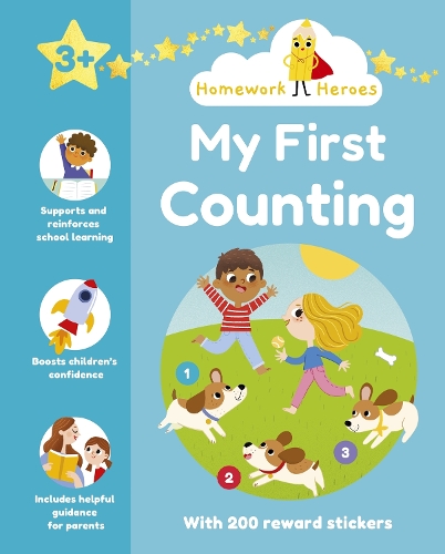 Паперова книга «Homework Heroes: My First Counting: With 200 Reward Stickers», автор Аннабель Сейвері - фото №1