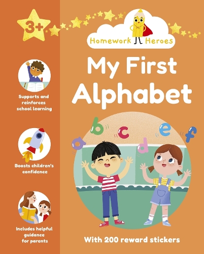 Бумажная книга «Homework Heroes: My First Alphabet: With 200 Reward Stickers», автор Пол Вирр - фото №1