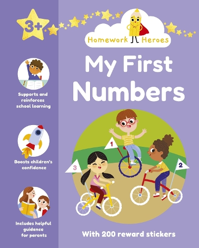 Бумажная книга «Homework Heroes: My First Numbers: With 200 Reward Stickers», автор Пол Вирр - фото №1