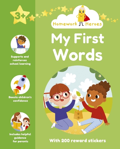 Бумажная книга «Homework Heroes: My First Words: With 200 Reward Stickers», автор Кэтрин Кейси - фото №1