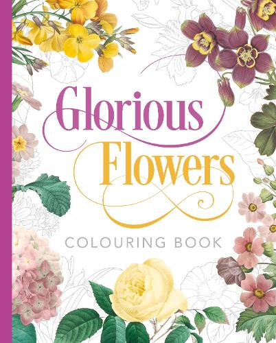 Бумажная книга «Glorious Flowers Colouring Book» - фото №1