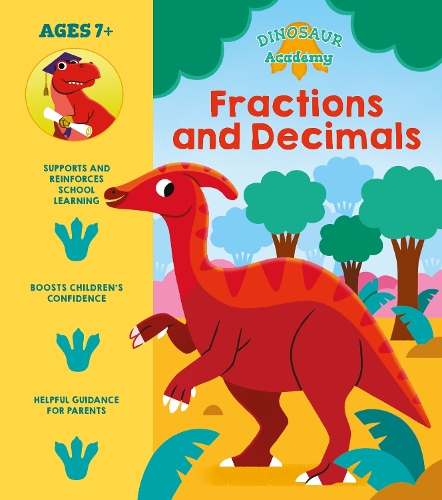 Бумажная книга «Dinosaur Academy: Fractions and Decimals», автор Лайза Риган - фото №1