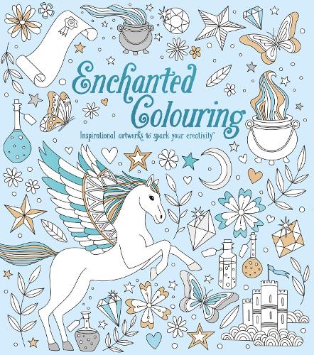 Бумажная книга «Enchanted Colouring: Inspirational Artworks to Spark Your Creativity», автор Трейси Келли - фото №1