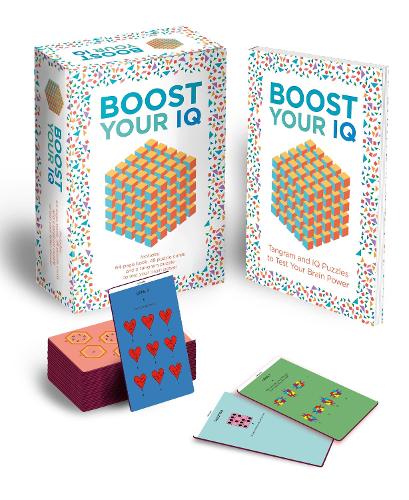 Бумажная книга «Boost Your IQ: Includes 64-page Puzzle Book, 48 Cards and a Press-Out Tangram Puzzle to Test Your Brain Power», автор Эрик Сондерс - фото №1