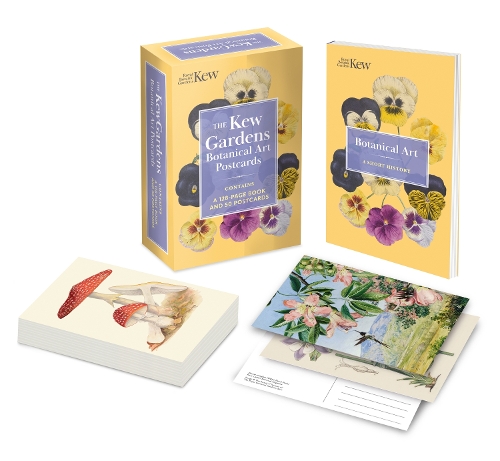 Бумажная книга «The Kew Gardens Botanical Art Postcards: Contains a 128-page Book and 50 Postcards» - фото №1