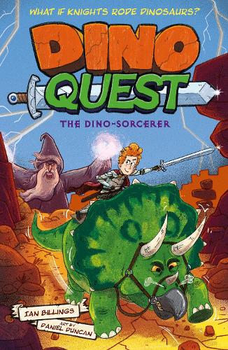 Паперова книга «Dino Quest: The Dino-Sorcerer», автор Ян Біллінгс - фото №1