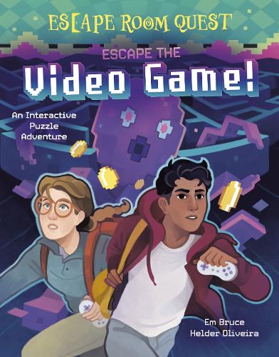Паперова книга «Escape Room Quest: Escape the Video Game!: An Interactive Puzzle Adventure», автор Ем Брюс - фото №1