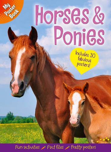 Паперова книга «My Poster Book: Horses & Ponies: Includes 30 fabulous posters» - фото №1