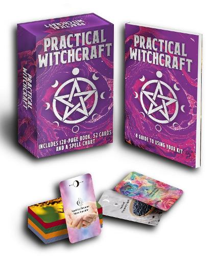 Паперова книга «Practical Witchcraft Book & Card Deck: Includes 128-page book, 52 cards and a spell chart», автор Марі Брюс - фото №1