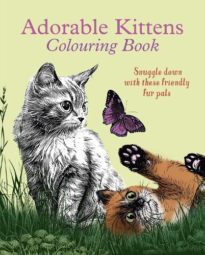 Бумажная книга «Adorable Kittens Colouring Book: Snuggle down with these friendly fur pals», автор Танси Уиллоу - фото №1