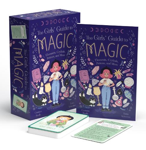 Паперова книга «The Girls' Guide to Magic: Inspirational Book with 52 Spell Cards», автор Коріна Кіф - фото №1
