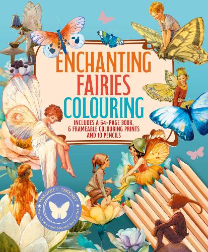 Бумажная книга «Enchanting Fairies Colouring Kit: Includes a 64-Page Book, 6 Frameable Colouring Prints and 10 Pencils», автор Питер Грей - фото №1
