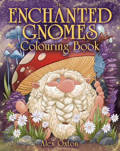 Бумажная книга «Enchanted Gnomes Colouring Book», автор Алекс Окстон - фото №1