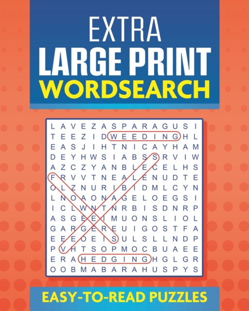 Бумажная книга «Extra Large Print Wordsearch», автор Эрик Сондерс - фото №1