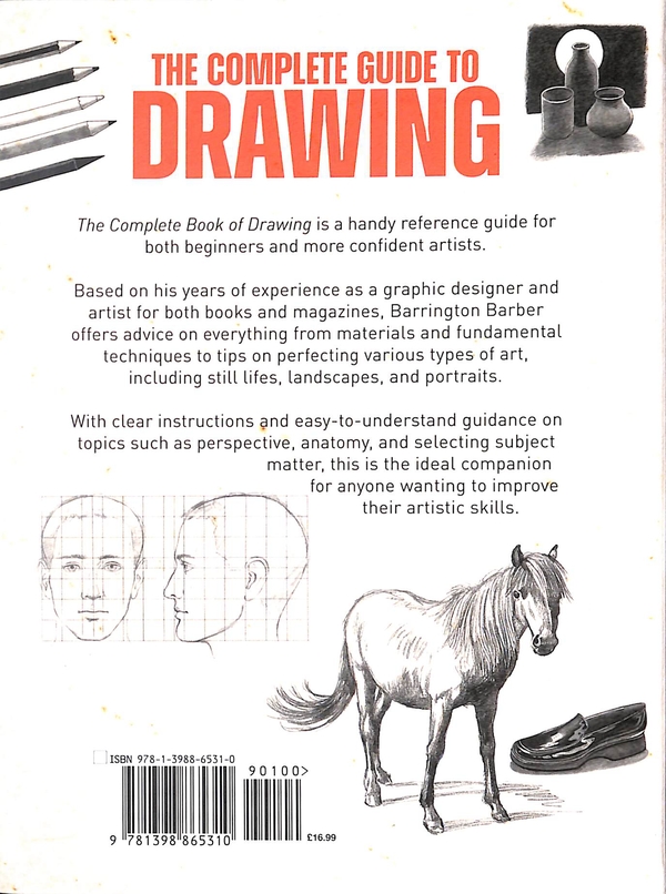 Паперова книга «The Complete Guide to Drawing», автор Баррінгтон Барбер - фото №1